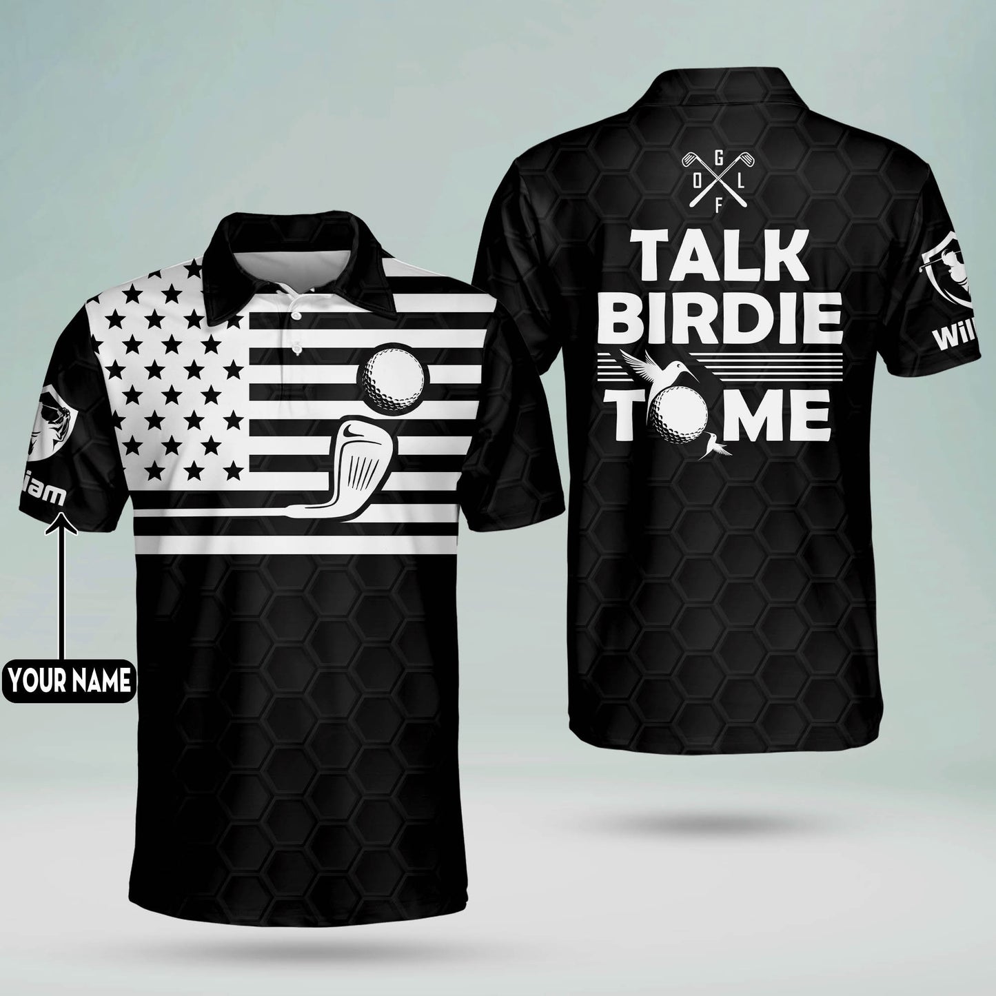 Talk Birdie To Me Golf Polo Shirt GM0212