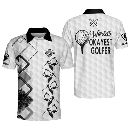 World's Okayest Golfer Polo Shirt GM0137