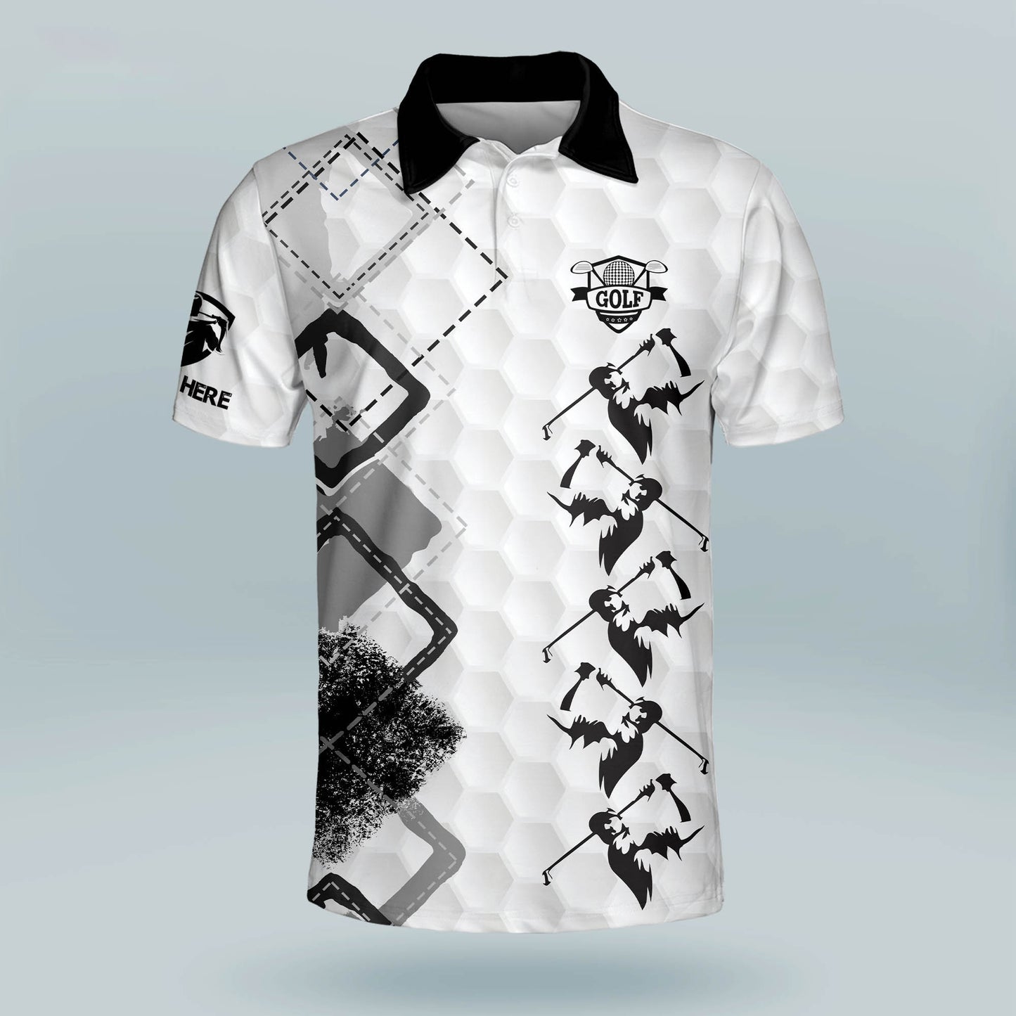 World's Okayest Golfer Polo Shirt GM0137