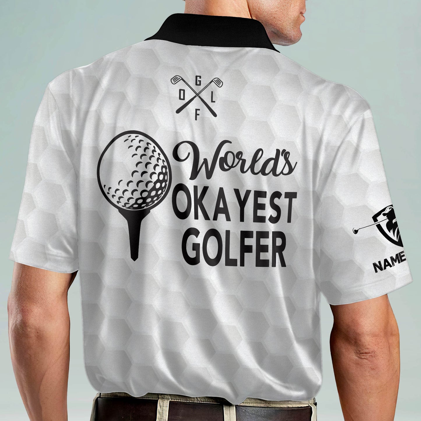 World's Okayest Golfer Polo Shirt GM0137