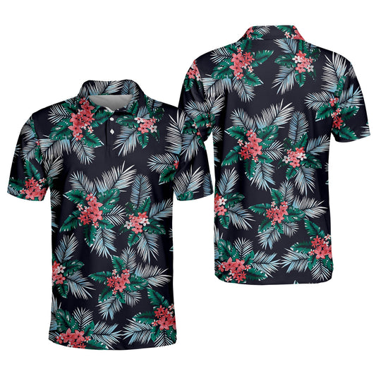 Floral Tropical Tropical Floral Golf Polo Shirt GM0245