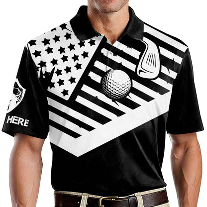 Grandpa Is My Name Golf Is My Game Golf Polo Shirt GM0120