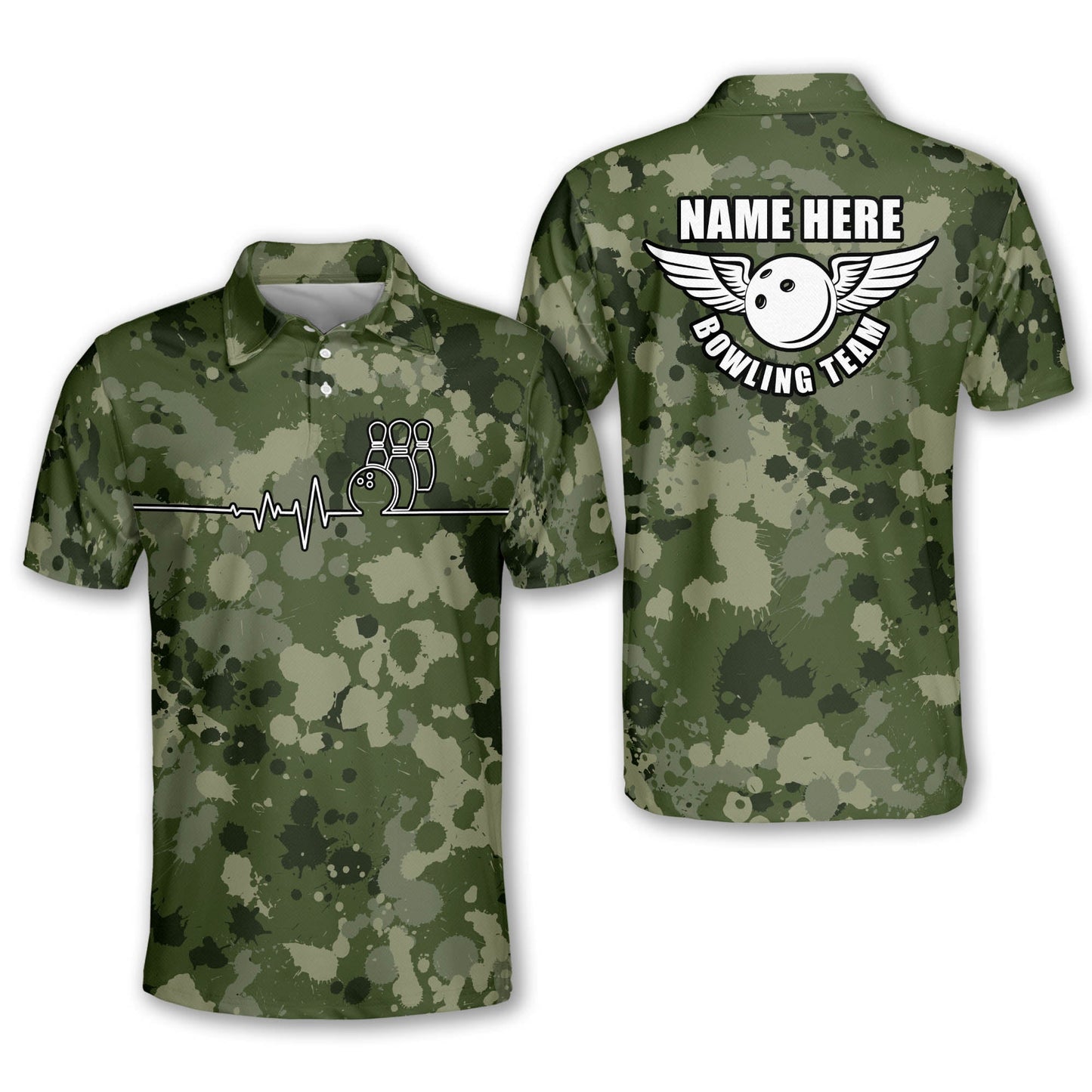 Eagle American Camouflage Bowling Polo BM0133