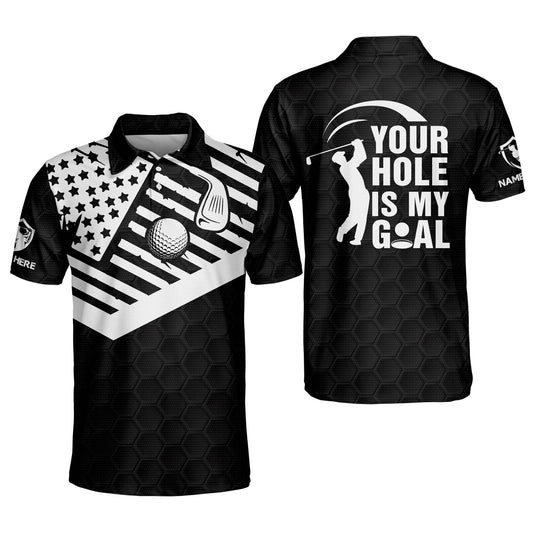 Your Hole Is My Goal Golf Polo Shirt GM0201