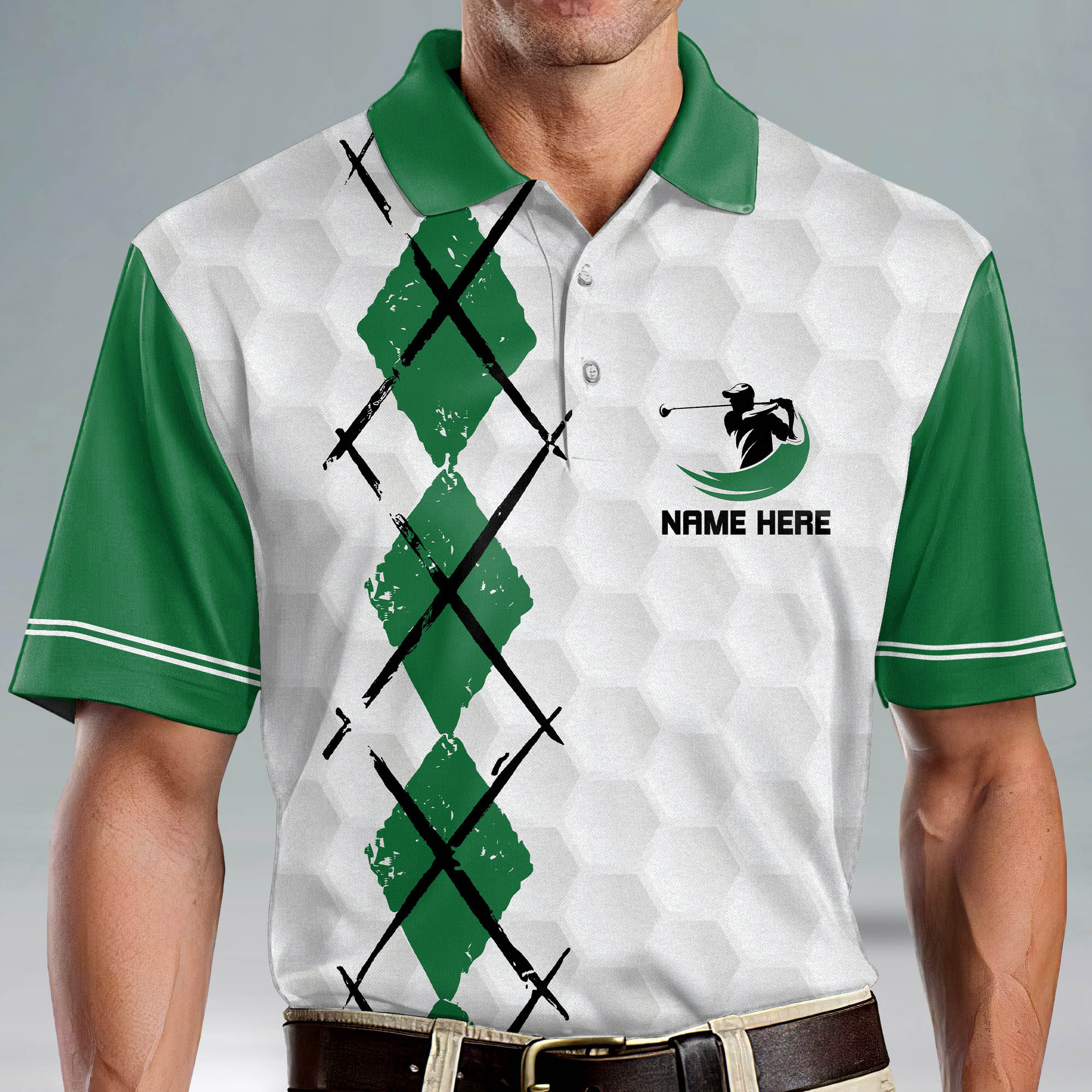 Lasfour Custom Funny Golf Shirts for Men, Golf Isn't Just My