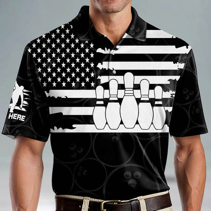 Custom Funny Patriotic Bowling Shirts BM0069