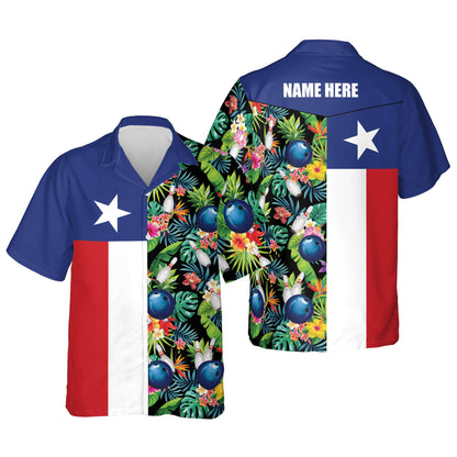 USA Texas Tropical Hawaiian Shirt HB0109