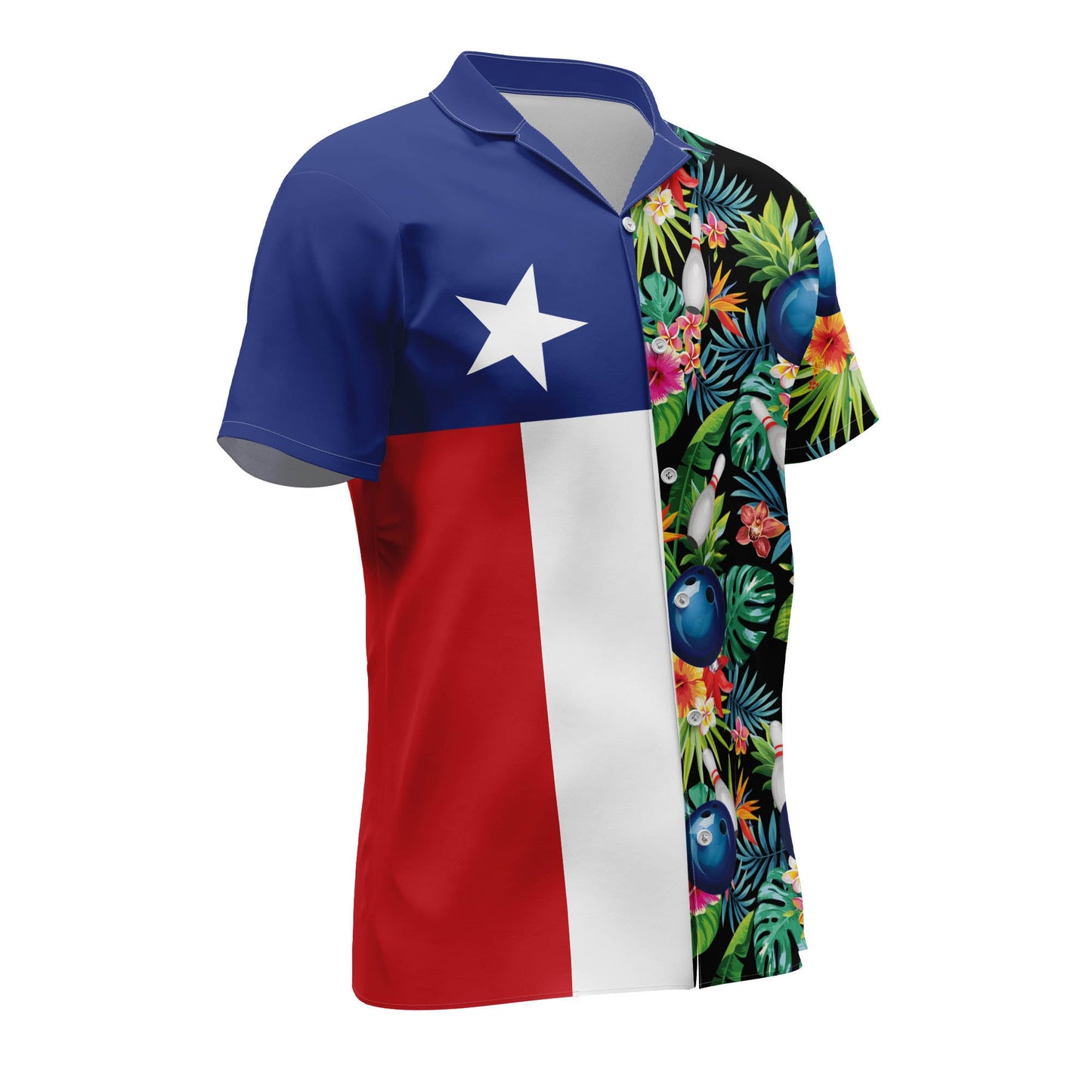 USA Texas Tropical Hawaiian Shirt HB0109