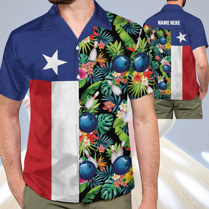 USA Texas Tropical Hawaiian Shirt HB0109