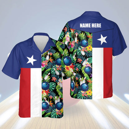 USA Texas Tropical Hawaiian Shirt HB0109