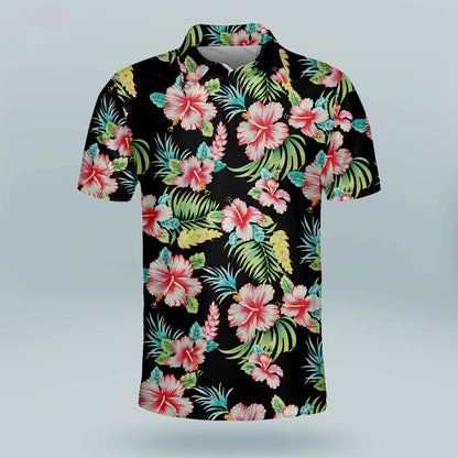 Floral Tropical Tropical Floral Golf Polo Shirt GM0244