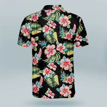 Floral Tropical Tropical Floral Golf Polo Shirt GM0244