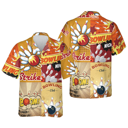 Custom Funny Bowling Hawaiian Shirts HB0093