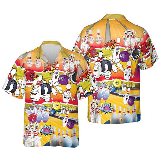 Custom Funny Hawaiian Bowling Shirt HB0111