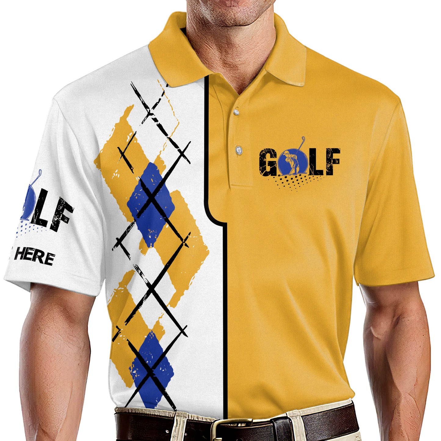 That's What I Do I Play Golf I Drink Beer And I Forget Things Golf Polo Shirt GM0146