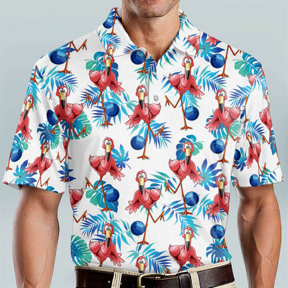 Custom Flamingo Bowling Shirt Unisex BM0121