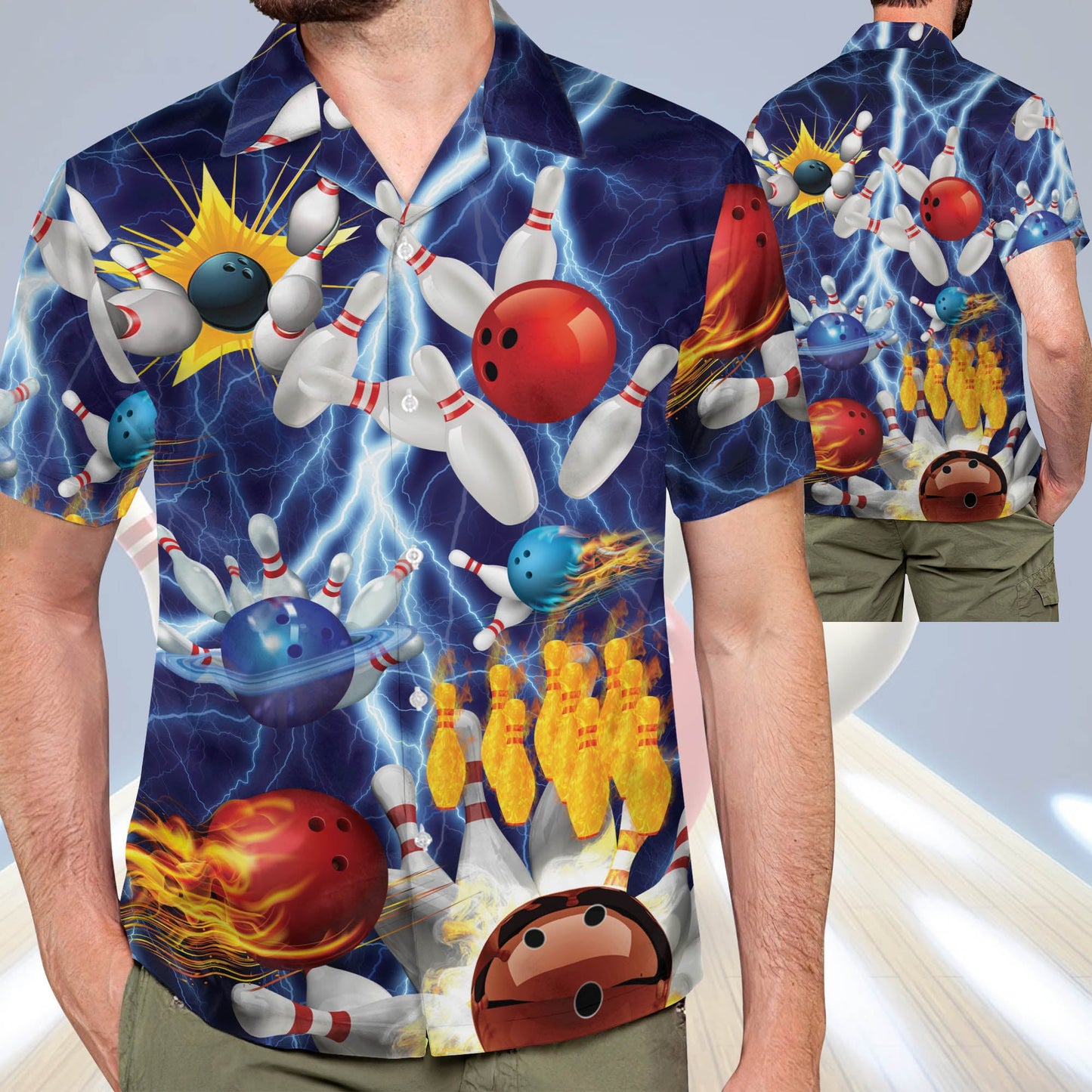 Bowling Hawaiian Shirt Men And Women HB0112