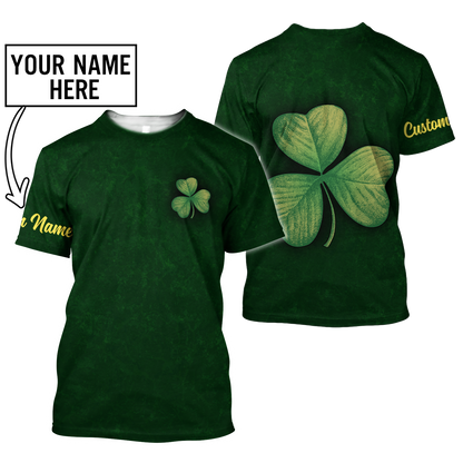 3D All Over Print Shamrock Patrick's Day Shirt, Customized 3D Shirt For Men Women, Shamrock Shirt PO0304