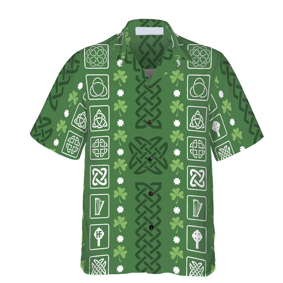 Collection Of Celtic Irish Happy St Patrick's Day Hawaiian Shirt PO0128