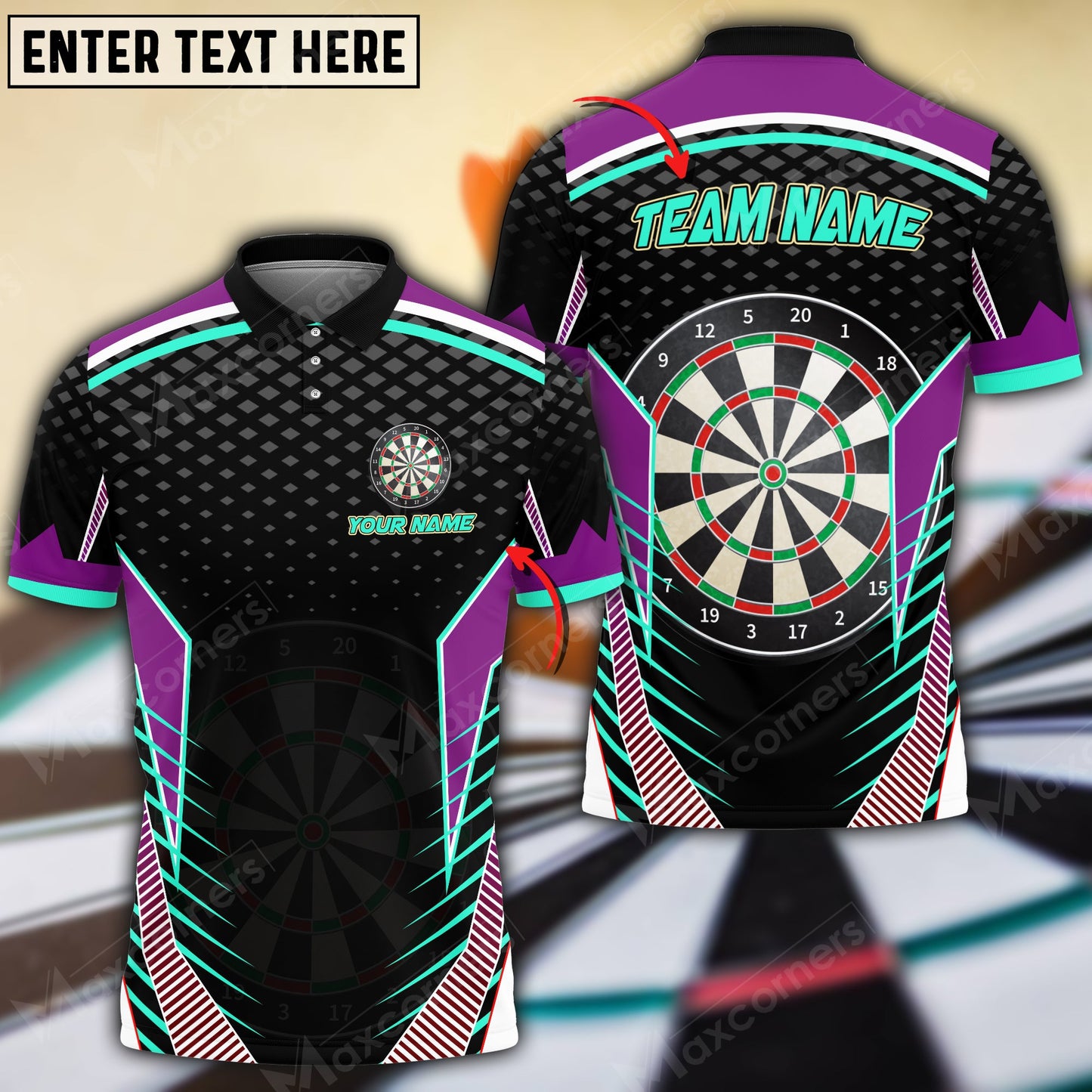 Lasfour Darts Personalized Your Name, Team Name 3D Shirt DMA0095