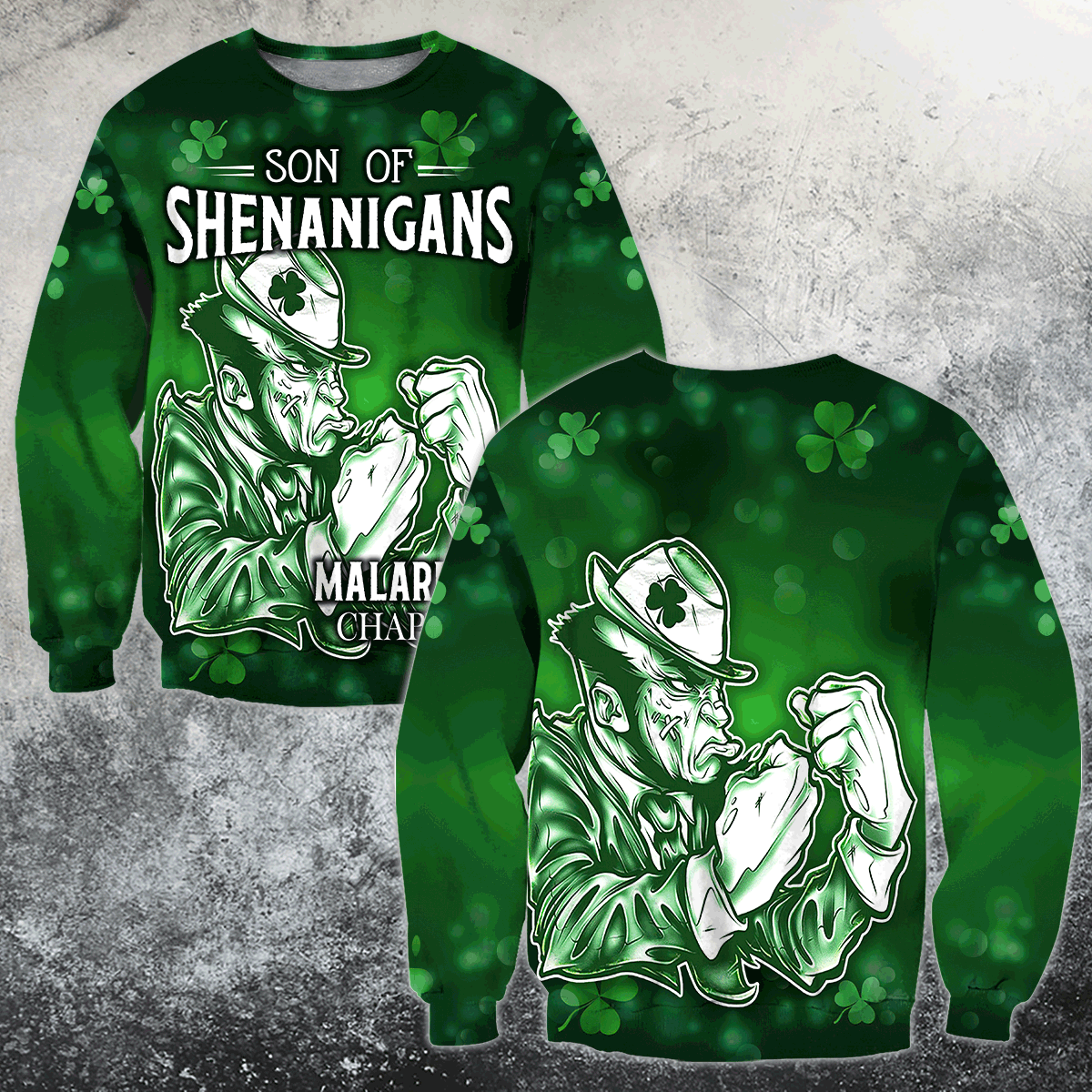 Son Of Shenanigans 3D All Over Printed Shirt, Malarkey Chapter Shamrock St. Patrick Day Shirt PO0270