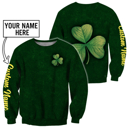 3D All Over Print Shamrock Patrick's Day Shirt, Customized 3D Shirt For Men Women, Shamrock Shirt PO0304