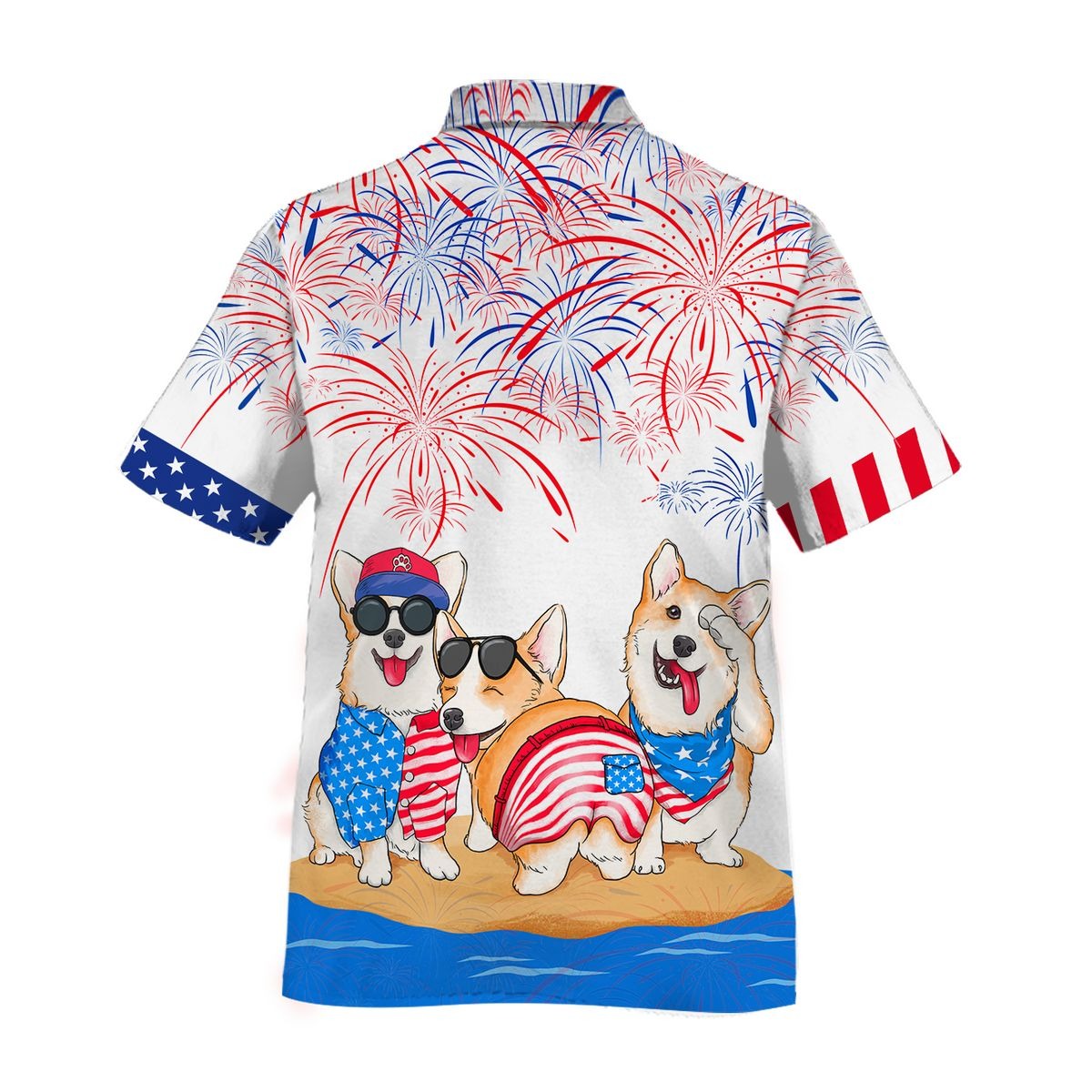 Corgi Hawaiian Shirts - Independence Day Is Coming, Independence's Day Gift, Dog Lover Gifts HO4779