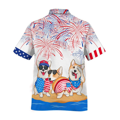 Corgi Hawaiian Shirts - Independence Day Is Coming, Independence's Day Gift, Dog Lover Gifts HO4779