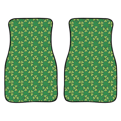 Cute Clover St. Patrick'S Day Print Front And Back Car Floor Mats, Front Car Mat PO0368