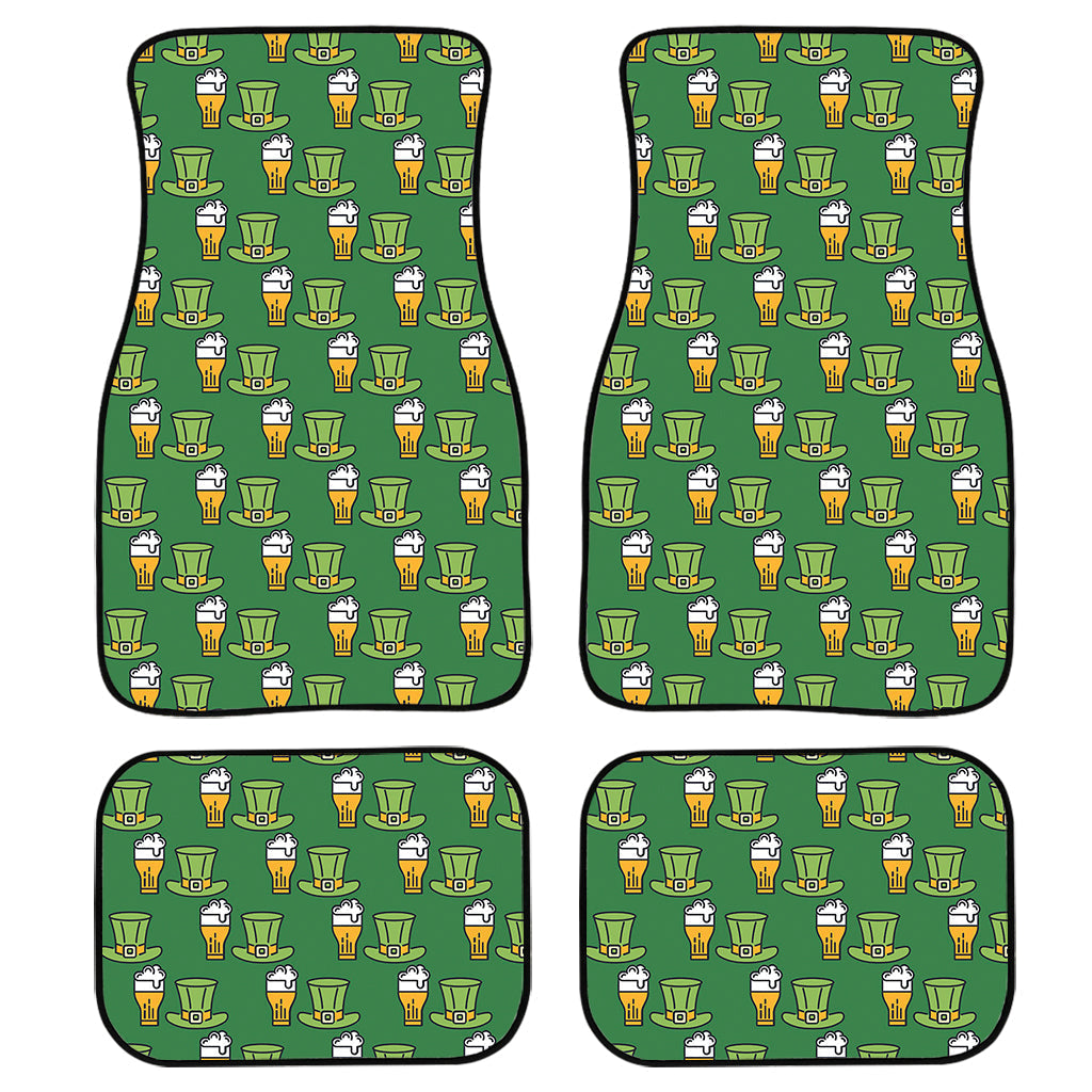 Cute Shamrock Saint Patrick'S Day Print Front And Back Car Floor Mats, Front Car Mat PO0366