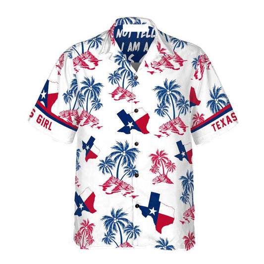 Texas Flag And Palm Tree Pattern Texas Girl Shirt, Patriotic Texas Hawaiian Shirt For Men And Women, Proud Texas Shirt HO3291