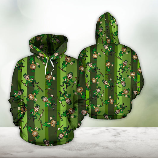 Irish Man Pattern Hoodie Shirt Unisex For Men Women, St Patrick's Day Shirt PO0207