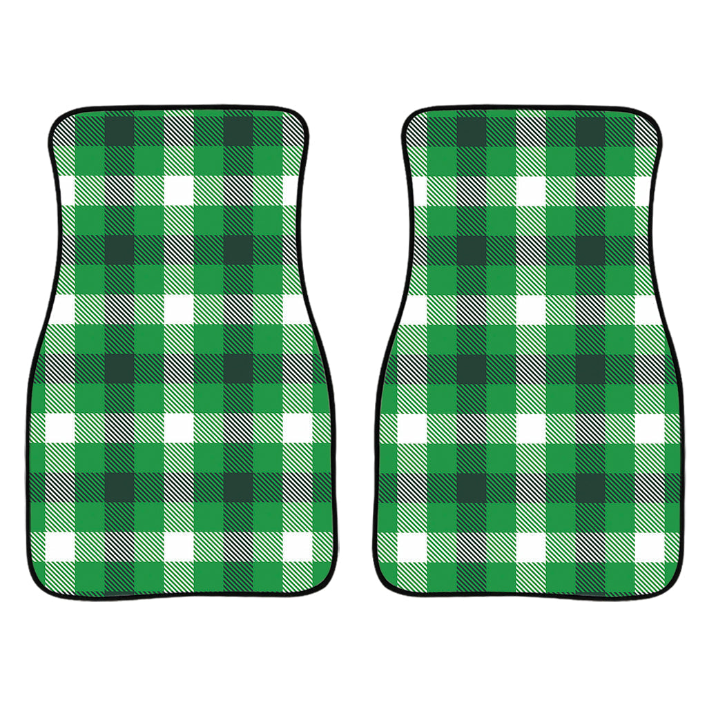 Irish Check Saint Patrick'S Day Print Front And Back Car Floor Mats, Front Car Mat PO0355