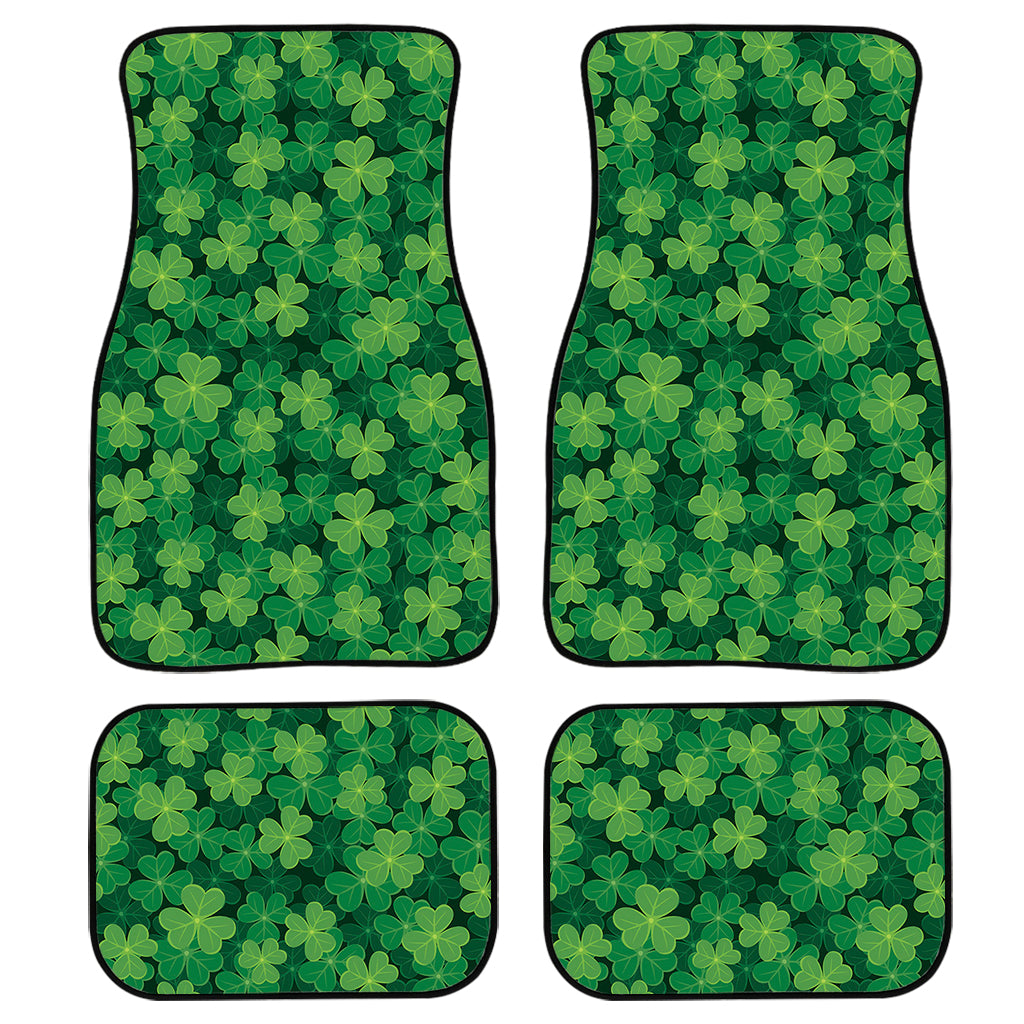 Irish Clover Saint Patrick'S Day Print Front And Back Car Floor Mats, Front Car Mat PO0347