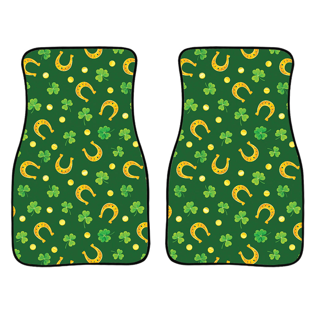 Irish Saint Patrick'S Day Pattern Print Front And Back Car Floor Mats, Front Car Mat PO0344