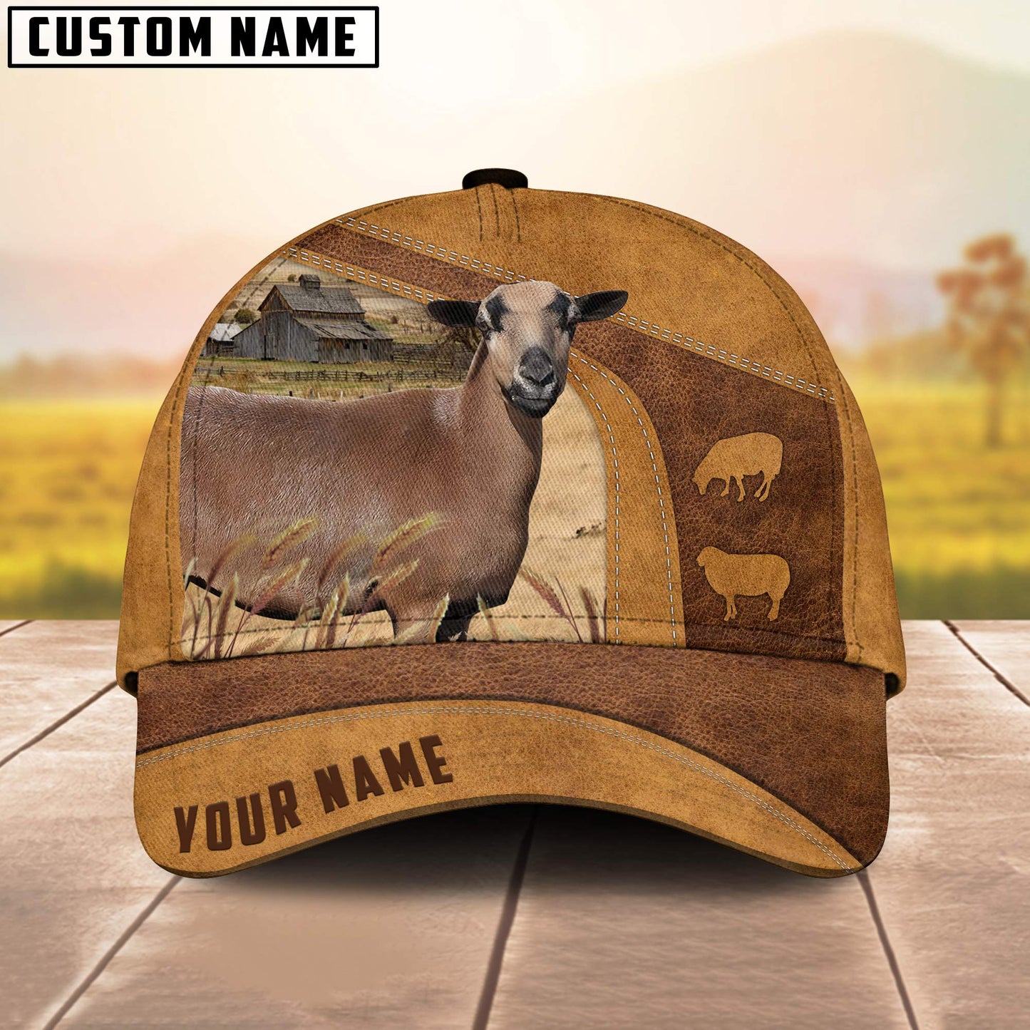 Hair Sheep Custom Name Cap, Cattle Hat, Farm Baseball Hat, Cap Hat For Farmer Farm Lover CO1045