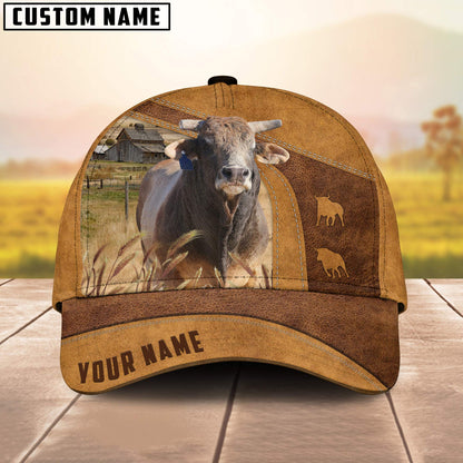 Bucking Bull Custom Name Cap, Cattle Hat, Farm Baseball Hat, Cap Hat For Farmer Farm Lover CO1048