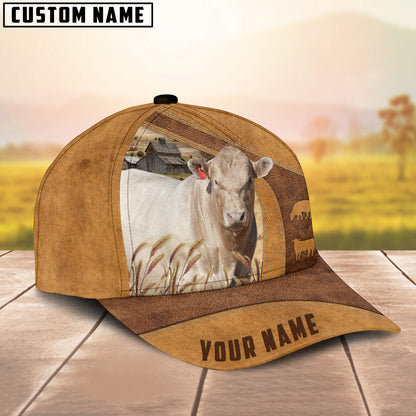 Murray Gray Custom Name Cap, Cattle Hat, Farm Baseball Hat, Cap Hat For Farmer Farm Lover CO1050