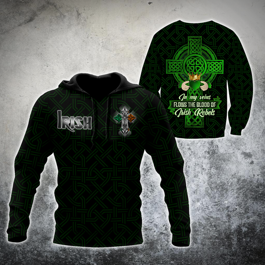 3D All Over Print Pride Irish Man Shirt, Perfect Shirt For St Patrick's Day, Patrick's Day Idea Shirt PO0299