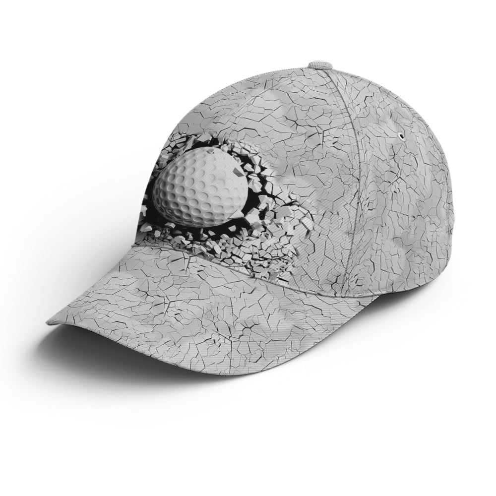 Golf Ball Breaking Pattern Baseball Cap Lasfour CO0935