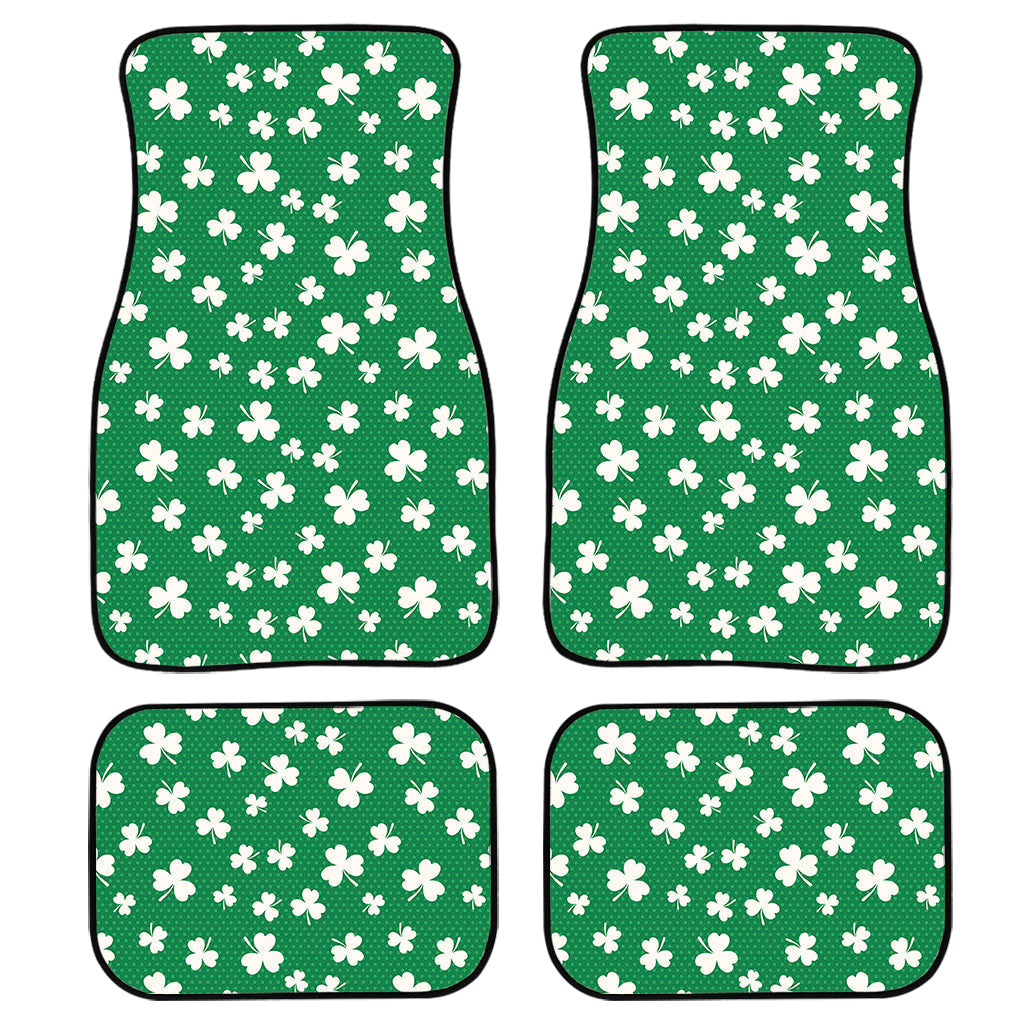 Polka Dot Irish St. Patrick'S Day Print Front And Back Car Floor Mats, Front Car Mat PO0341