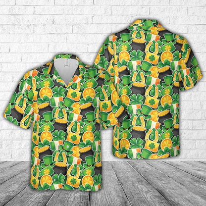 Copy of Irish St Patrick's Day Hawaiian Shirt, Hawaiian Shirt for Men Dad PO0051