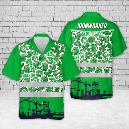 Gift for Ironworker Hawaiian Shirt, Hawaiian Shirt for Men Dad PO0047