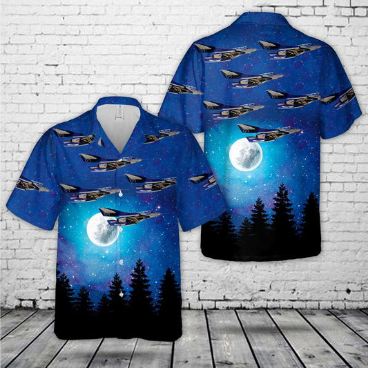 US Virgin Galactic VSS Unity Hawaiian Shirt HO0238