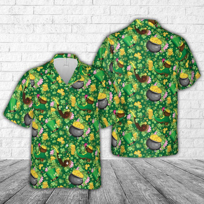 Irish St Patrick's Day Hawaiian Shirt, Hawaiian Shirt for Men Dad PO0052