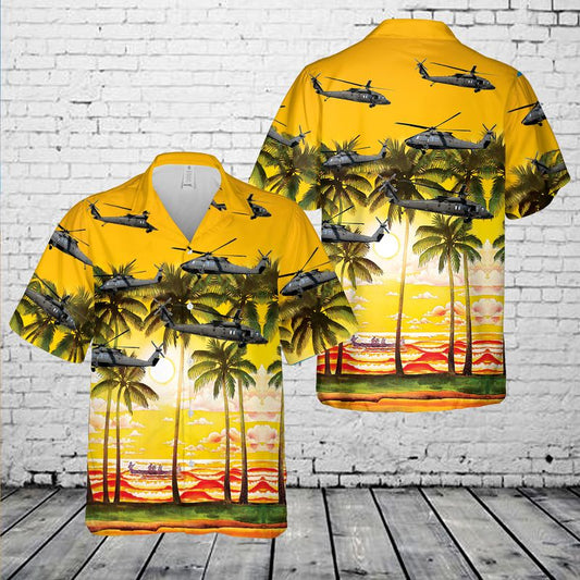 US Army Sikorsky UH-60M Blackhawk Hawaiian Shirt HO0259