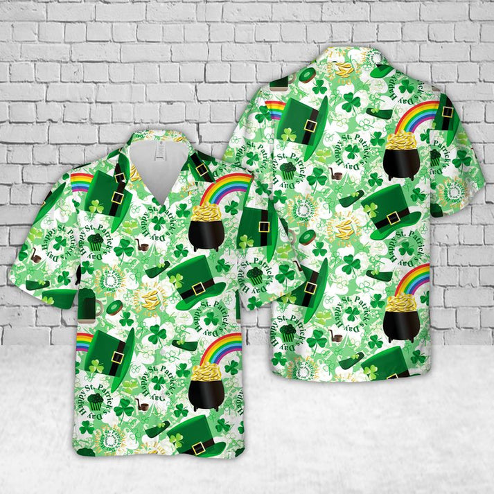 Irish St Patrick's Day Hawaiian Shirt, Hawaiian Shirt for Men Dad PO0052