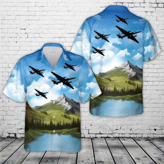 US Air Force 5th Reconnaissance Squadron Lockheed U-2 Hawaiian Shirt HO3420