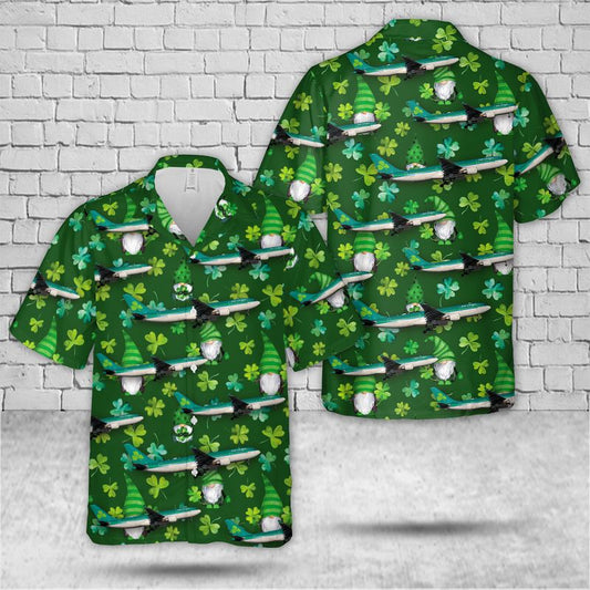 Aer Lingus Airbus A330-202, Saint Patrick's Day Hawaiian Shirt, Gift for Men Dad PO0018