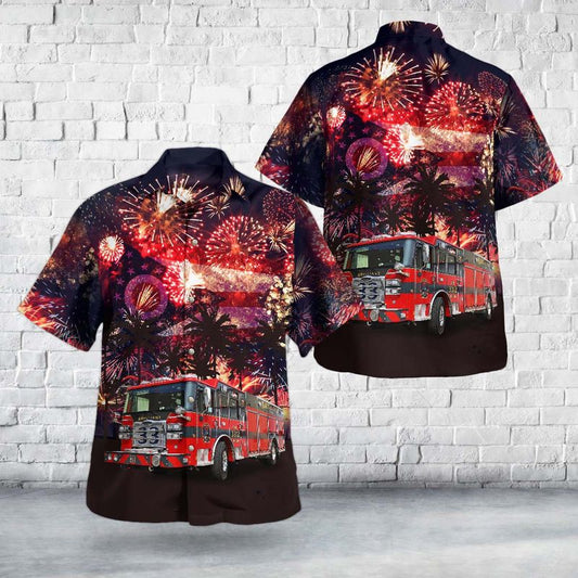 Brilliant, Ohio, Brilliant Fire Department, 4th Of July Hawaiian Shirt HO3872